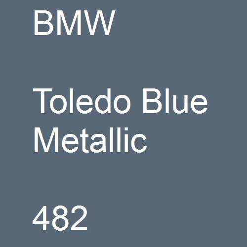 BMW, Toledo Blue Metallic, 482.